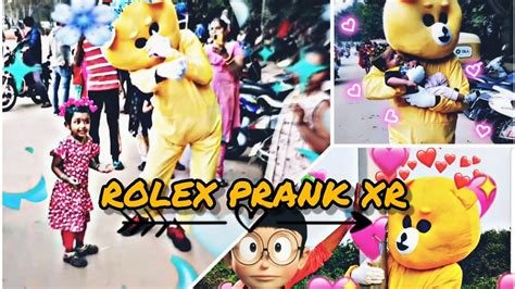 Funny Teddy Bear Prank🤣 Irritating People In Park Roll Teddy Bear