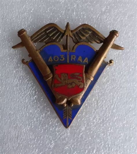 Insigne Du Me Regiment D Artillerie Antiaerienne Drago H Eur