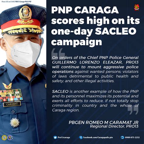 Pnp Caraga Scores High On Its One Day Sacleo Campaign Radio