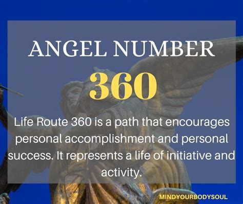 360 Angel Number Meaning And Symbolism Mind Your Body Soul