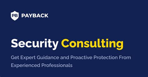 Security Consulting - Payback
