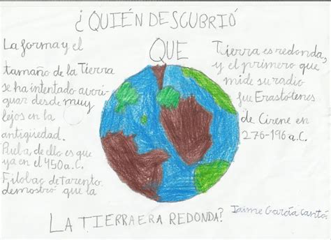 El cuaderno del ceip camposoto Quién descubrió que la tierra era redonda