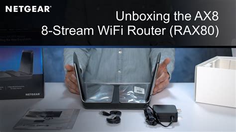 Unboxing The NETGEAR Nighthawk AX8 8 Stream Wi Fi 6 Router RAX80