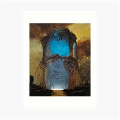 Untitled The Portal By Zdzislaw Beksinski Art Print For Sale By