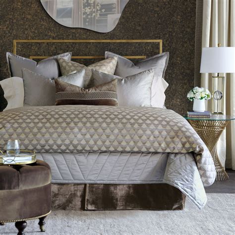 Eastern Accents Silvio Metallic Gold/Silver Comforter | Wayfair