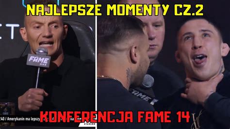 KONFERENCJA FAME MMA 14 NAJLEPSZE MOMENTY SKRÓT CZ 2 3 YouTube