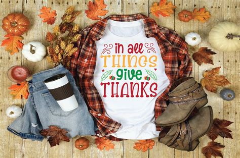 In All Things Give Thanks Svg Graphic By Selinab Creative Fabrica