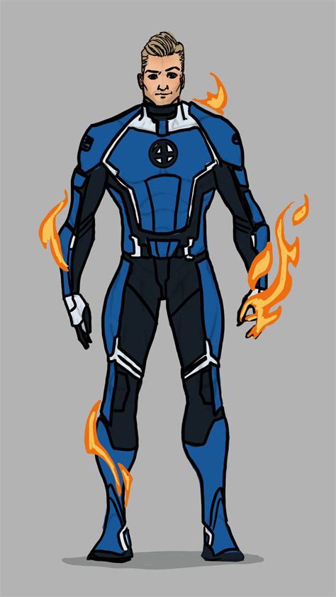 The Human Torch Comics Quick Redesign Fantastic Four Comics Marvel