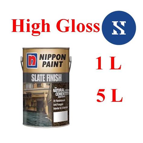 L Nippon Paint Slate Finish For Pebble Wash Sand Stone Garden Clear