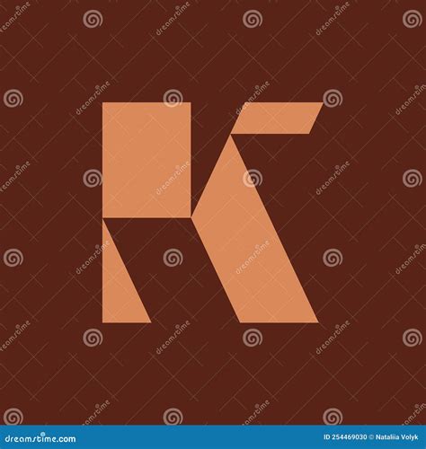 Letter K Logo Or Icon Design Stock Vector Illustration Of Identity