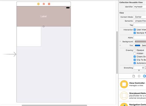 Ios UICollectionView Header Dynamic Height Using Auto Layout Stack