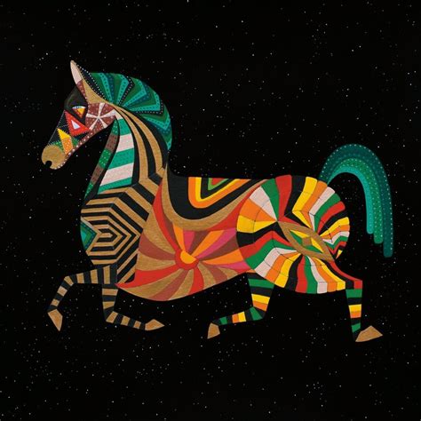 ZODIAC HORSE ART Chinese Zodiac Animals by Thailan When - Etsy