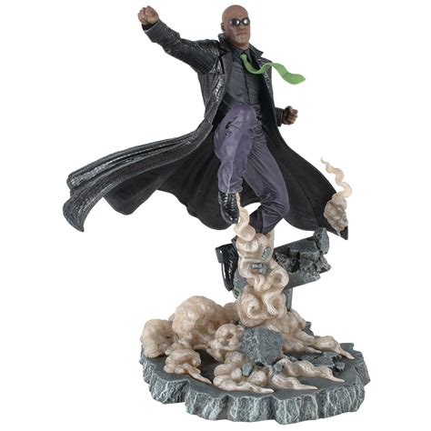 Diamond Select The Matrix Gallery Dlx Morpheus Pvc Statue Merchandise