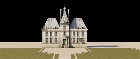 Moulinsart Marlinspike Hall The Adventures Of Tintin 3d Model