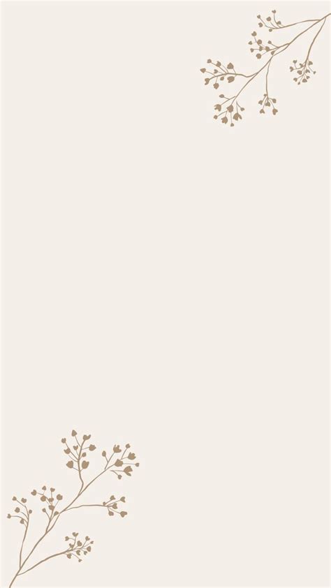 Aesthetic Minimalist Flower Neutral Wallpaper Artofit