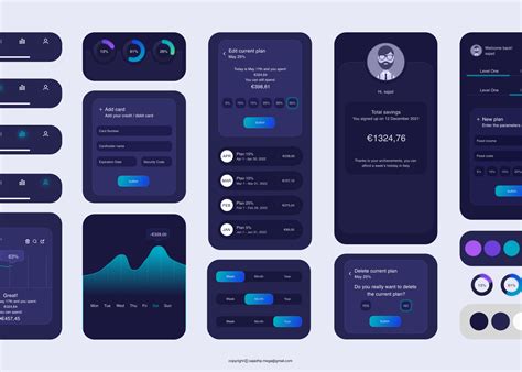 mobile app ui kit  sajad hosseinpour  dribbble