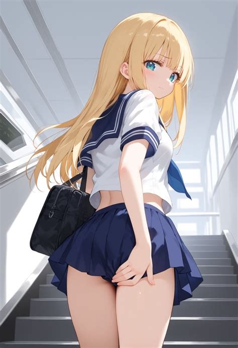 Covering Crotch Ass 階段でスカート押さえ Ayasesuki Stable Diffusion LoRA Tensor Art