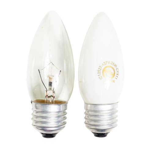 Lâmpada Vela Incandescente E27 25W 127V Empalux