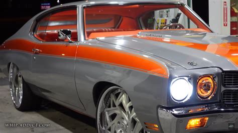 Highway Celis Chevelle Rides On S Looks Orange With Procharged