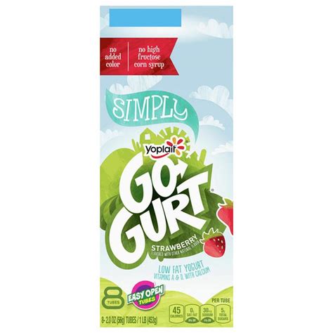 Simply Go Gurt Simply Yogurt Low Fat Strawberry Wegmans