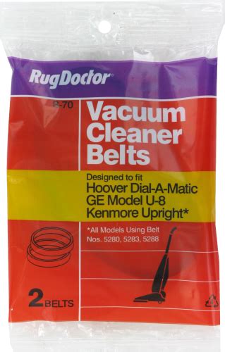 Rug Doctor 528052835288 Vacuum Cleaner Belts 2 Pk Kroger