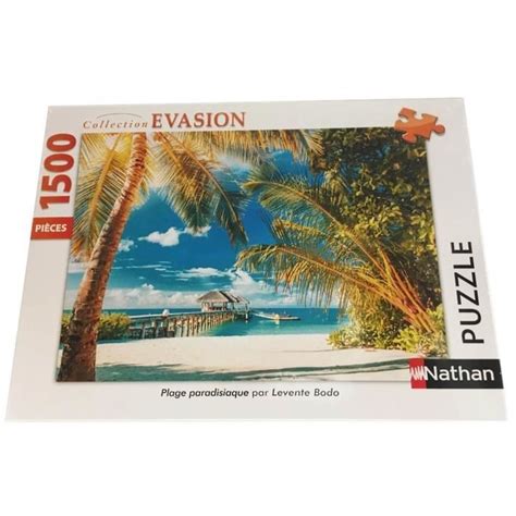 Puzzle Pi Ces Nathan Plage Paradisiaque Bleu Voyage Et