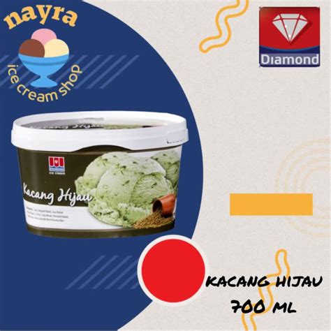 Diamond Ice Cream Kacang Hijau 700 Ml Lazada Indonesia