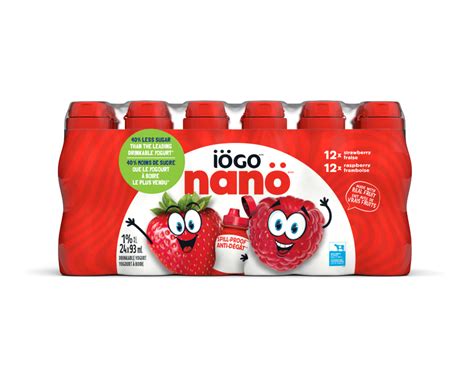 nanö Drinkable yogurt Strawberry 6x93ml IÖGO