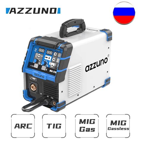 AZZUNO 200A MIG 270F Semi Automatic Welding Machine 4 In 1 MMA TIG FLUX