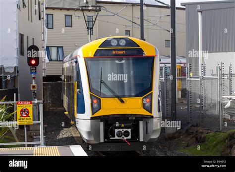 The new Auckland Transport Electric Train on its first day of operation ...