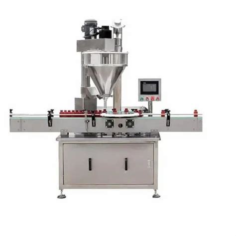 Ss304 Automatic Auger Type Bottle Filling Machine Power Consumption 1 2 Hp Filling Range 50