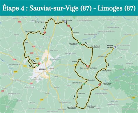 Tour Du Limousin Parcours Etape