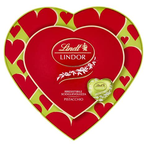 Lindt Lindor Cioccolato Al Latte Pistacchio San Valentino 82g NonPesa