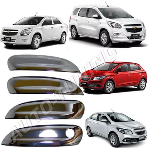 Cubre Manijas Cromadas Chevrolet Spin Onix Prisma Cobalt Env O Gratis