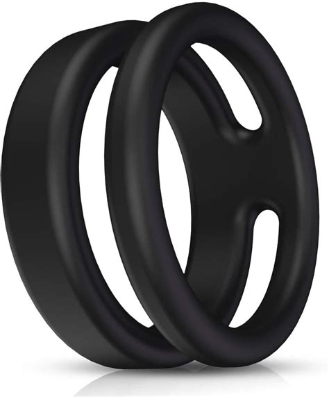 Silicone Dual Penis Ring Premium Stretchy Longer Harder