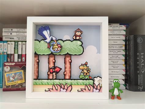 Yoshi's Island DS Diorama 3D 25x25cm Nintendo DS | Etsy