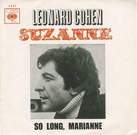 Cohen, Leonard - Suzanne b/w So Long, Marianne (picture sleeve)