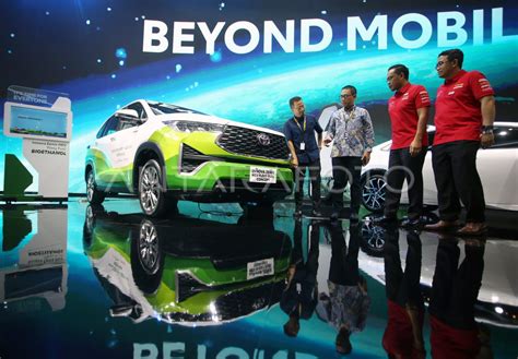 Kolaborasi Pertamina Toyota Uji Coba Bioethanol Persen Antara Foto