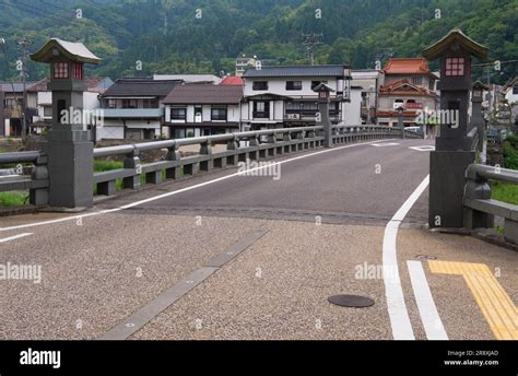 Misasa Onsen Hot Spring Stock Photo Alamy