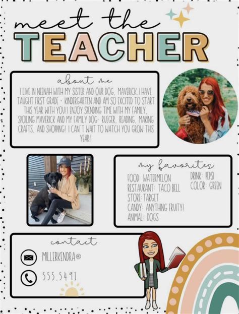 A Teacher S Poster With Pictures And Text On It Including The Words