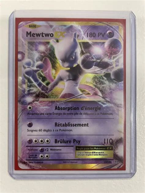 CARTE POKÉMON MEWTWO Ex 52 108 XY Évolutions FR Etat NM EUR 35 00