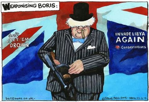 Steve bell on 'weaponised boris johnson' – cartoon - scoopnest.com