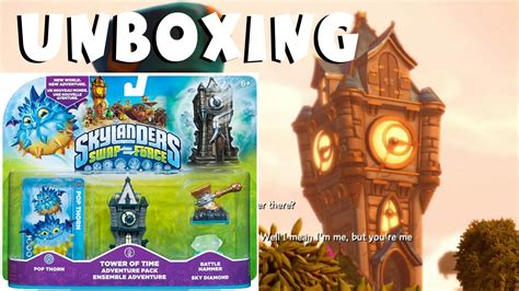 Skylanders Swap Force Tower Of Time Adventure Pack Unboxing P