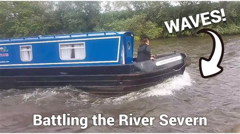 Wind Against Tide Makes For A Bumpy Ride On Our Narrowboat Adventure On