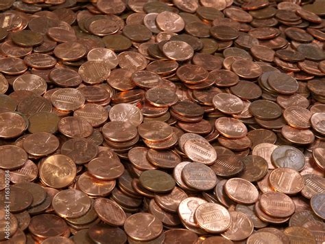 Pile Of Pennies Stock Photo Adobe Stock