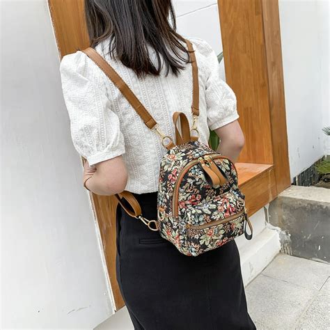 Printed Canvas Backpacks