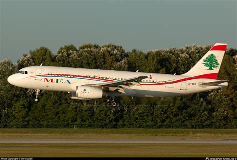 OD MRO MEA Middle East Airlines Airbus A320 232 Photo by Imre Szabó