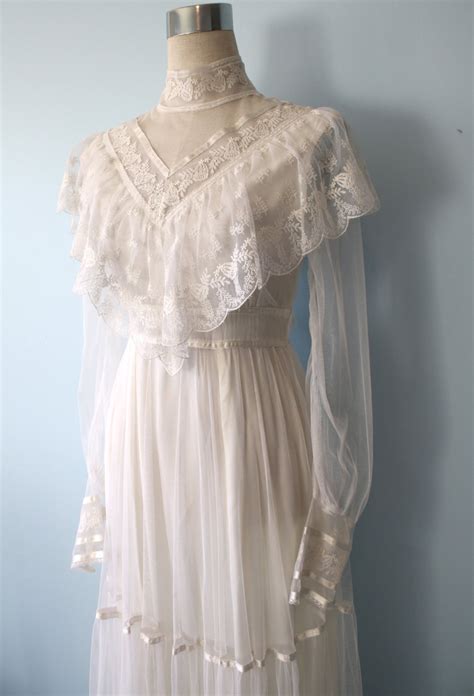 20 OFF SALE 1970s Gunne Sax Wedding Dress Vintage Etsy