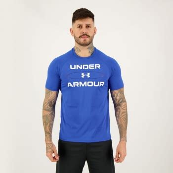 Camiseta Under Armour Tech Wm Graphic Azul Futfanatics