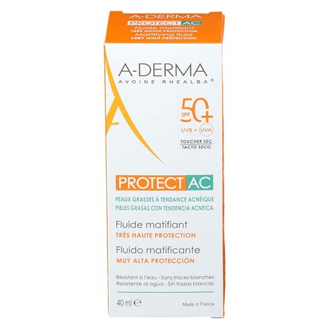 A Derma Protect Ac Fluide Matifiant Spf Ml Redcare Apotheke